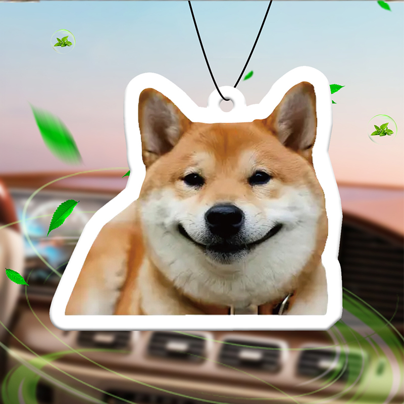 Perfume Fragrance Emoji - Cute Smiling Shiba Inu, Emoji, Funny