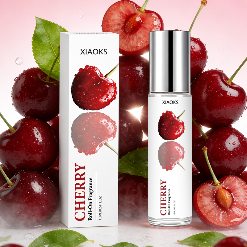 Perfume Fragrance Ingredients - Women's Cherry-Scented Roll-On Perfume, Featuring a