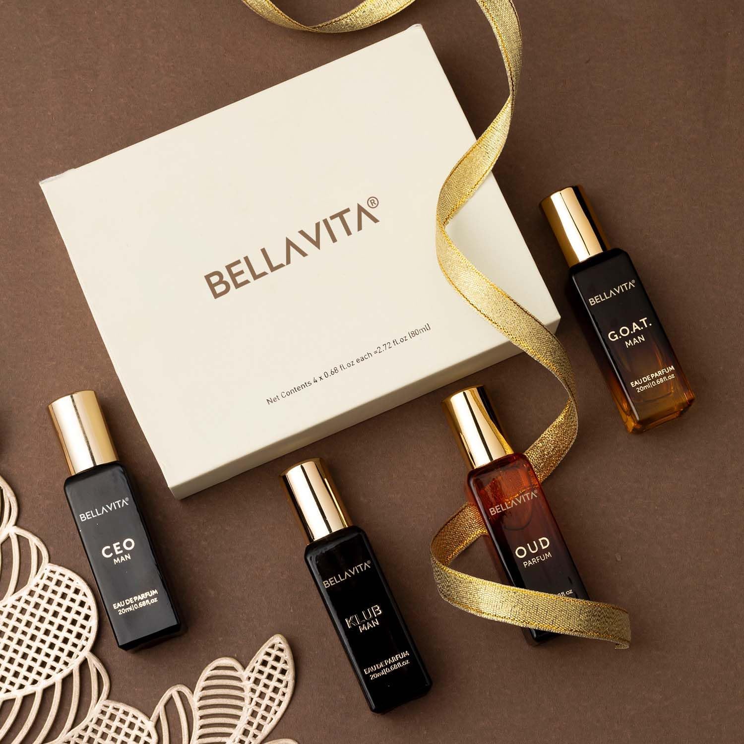 Fragrance Perfume Note - Bella Vita Portable 4x20ml Luxury Men's