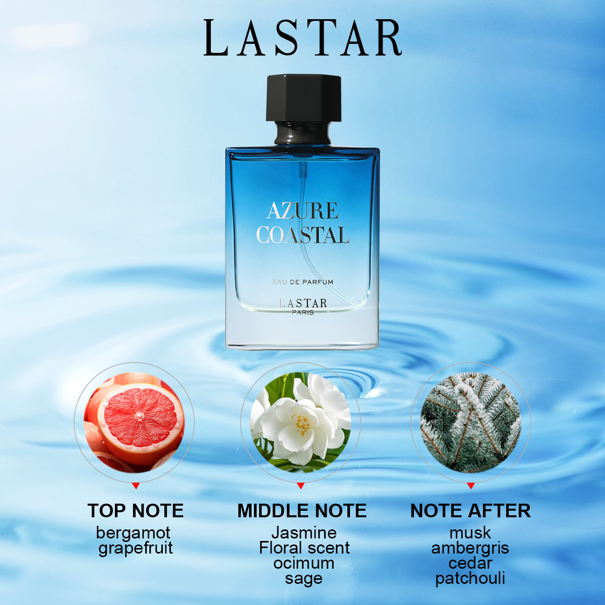 LASTAR men perfume, Two bottle - Perfume New Fragrance 评论和价格